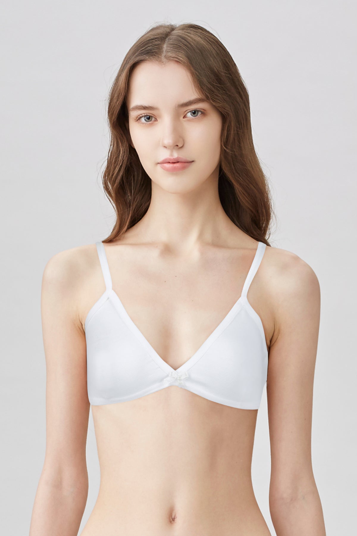 BLS - Zitkala Non Padded Cotton Teen Bra - White