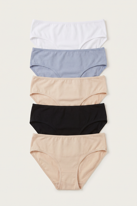 BLS - Rosa Mid Rise Cotton Panty - Pack Of 5
