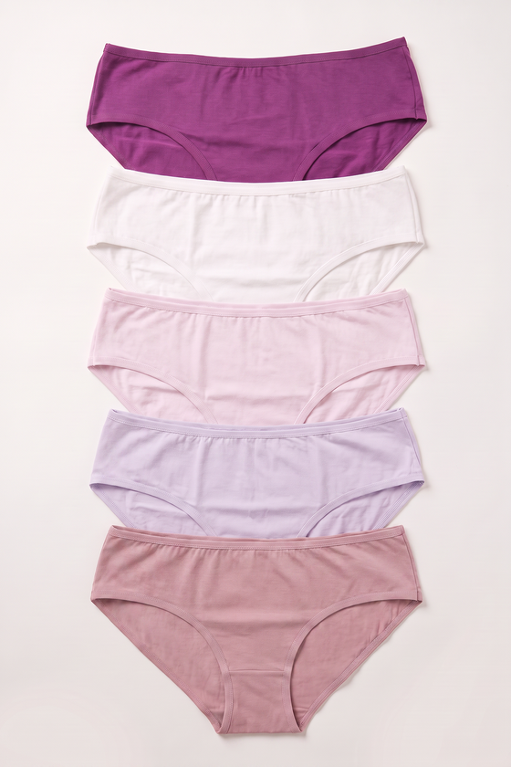 BLS - Willow Mid Rise Cotton Panty - Pack Of 5