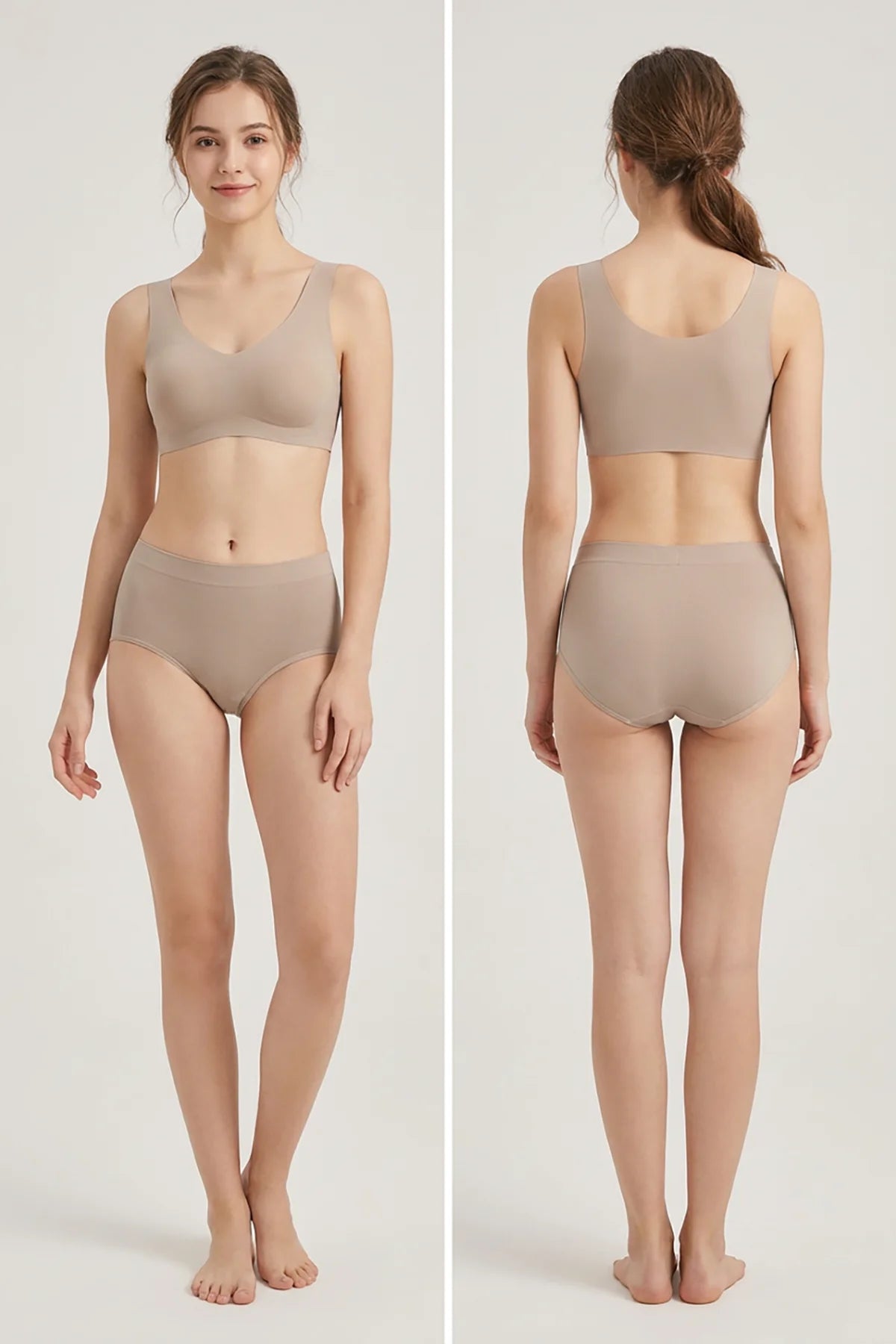 Seamless High Waist Briefs Pack of 3