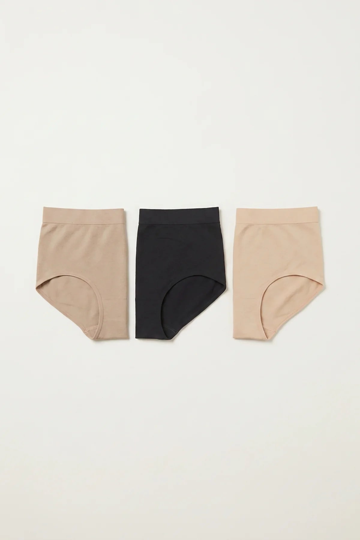 Seamless High Waist Briefs Pack of 3