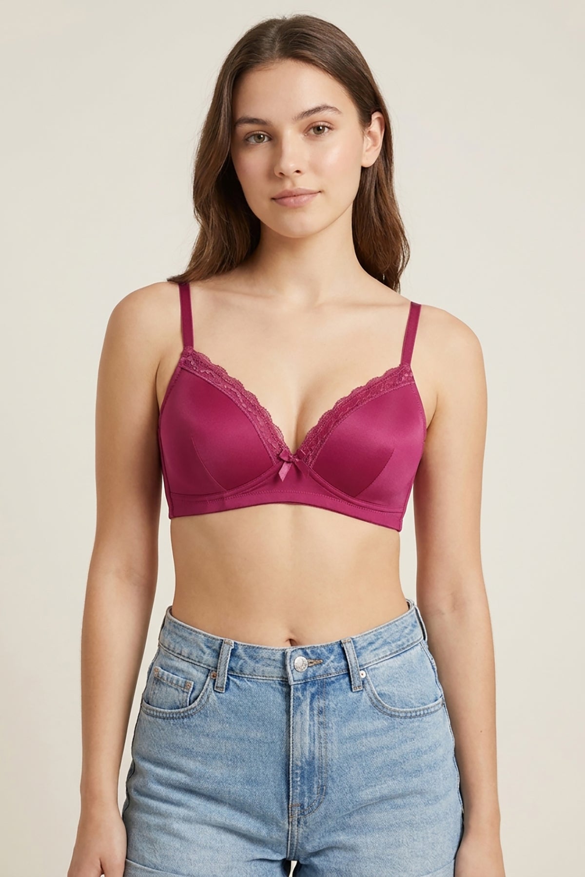 BLS - Clarie Non Wired And Padded Bra - Respberry