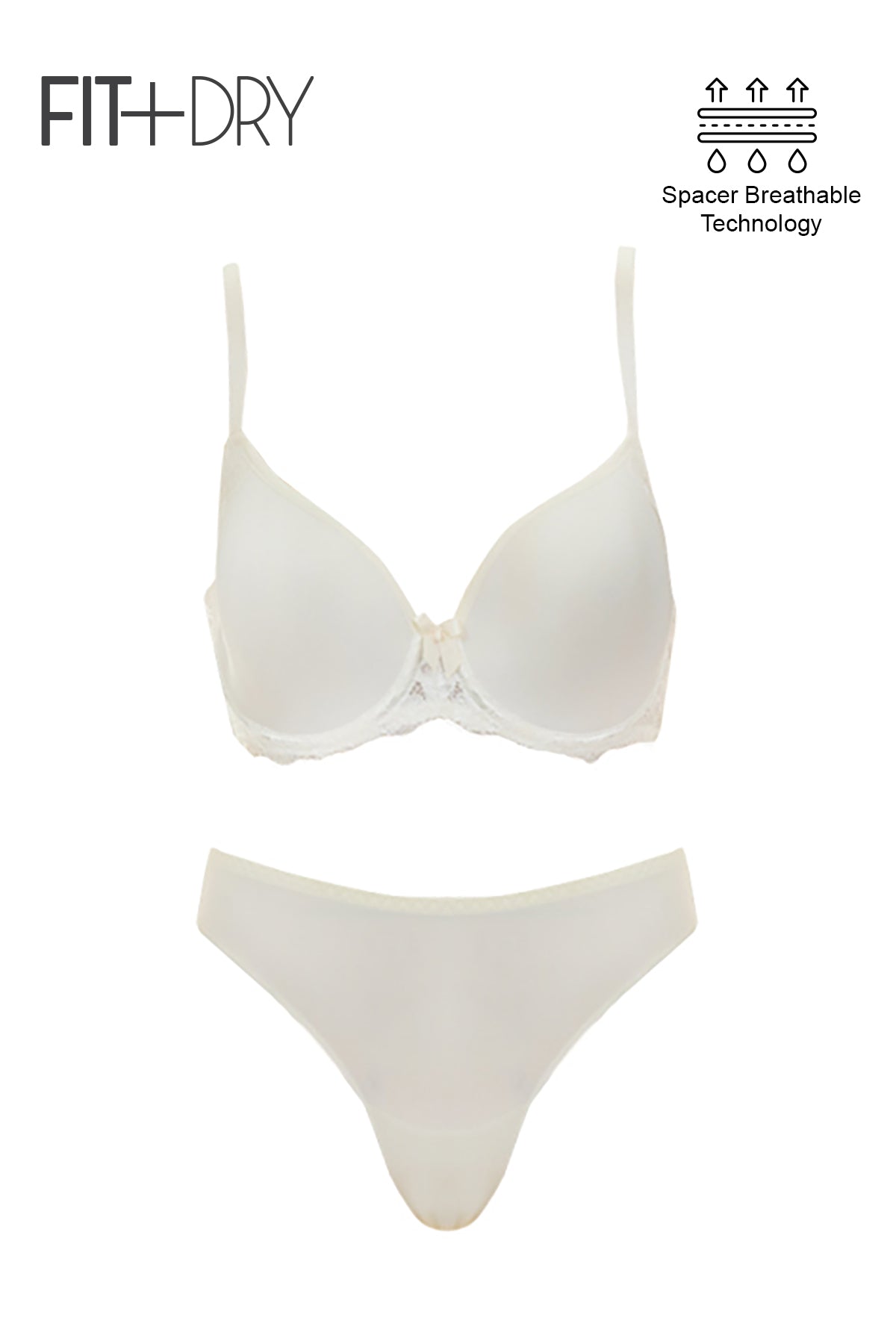 BLS - Breathable Wired And Light Padded Bra - Ivory – British Lingerie  Studio Pakistan