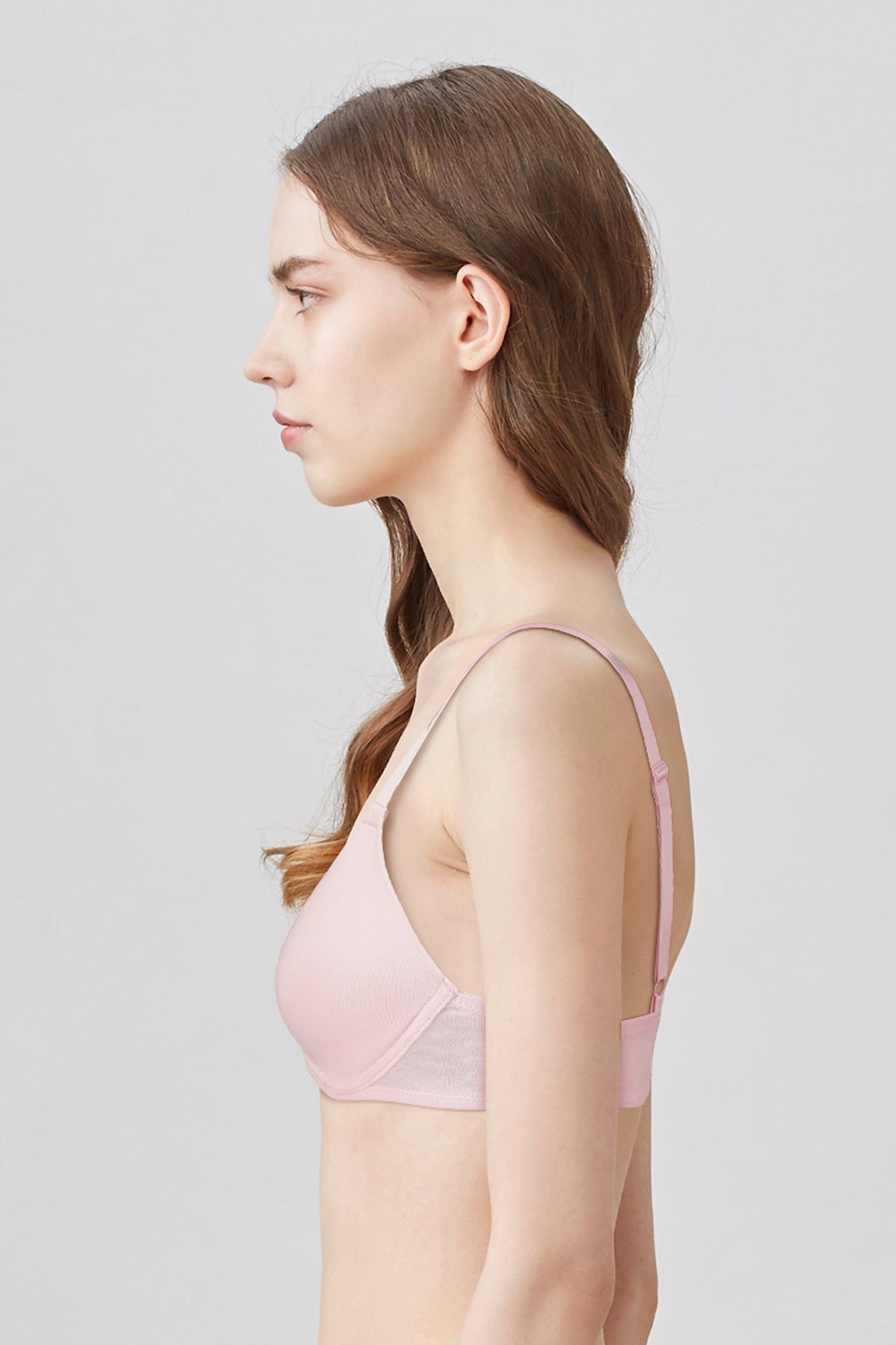 BLS Pero Wired And Padded Cotton Bra Pink –